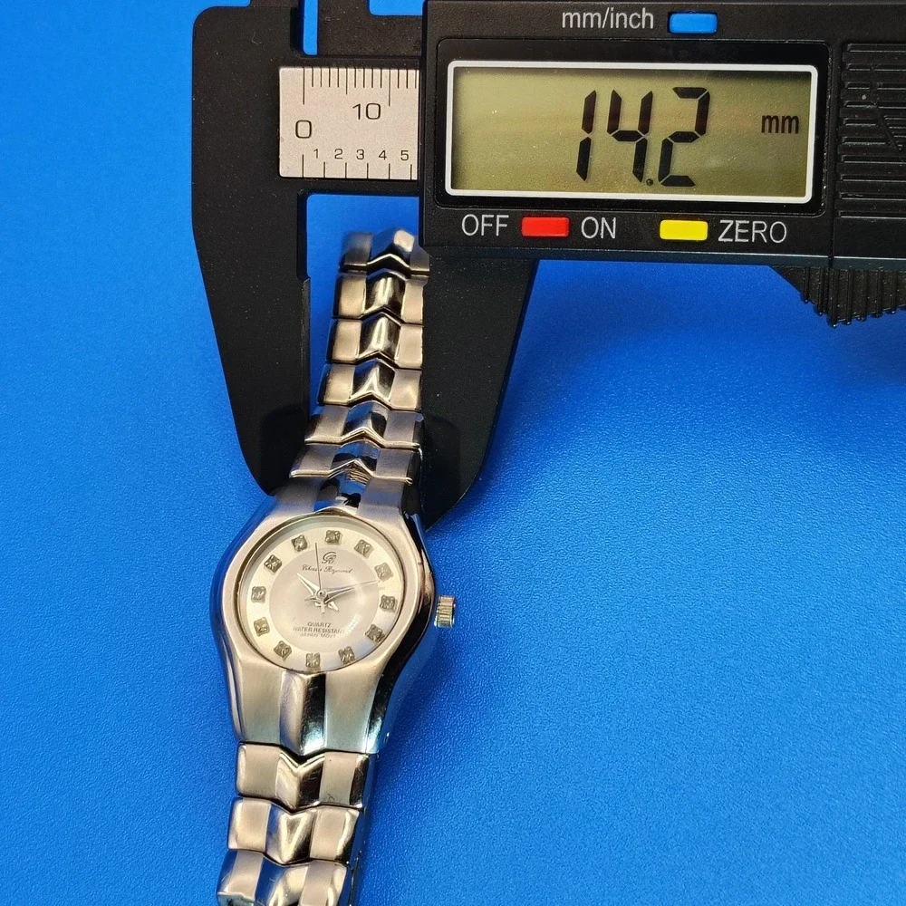 Vintage 1995 Charles Raymond Stainless Steel 33mm Women's Quartz Watch Restored